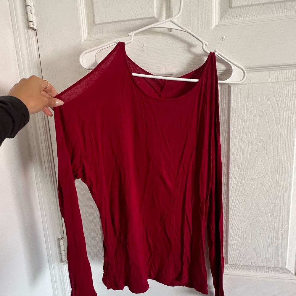 Elegant Red Women's Top
